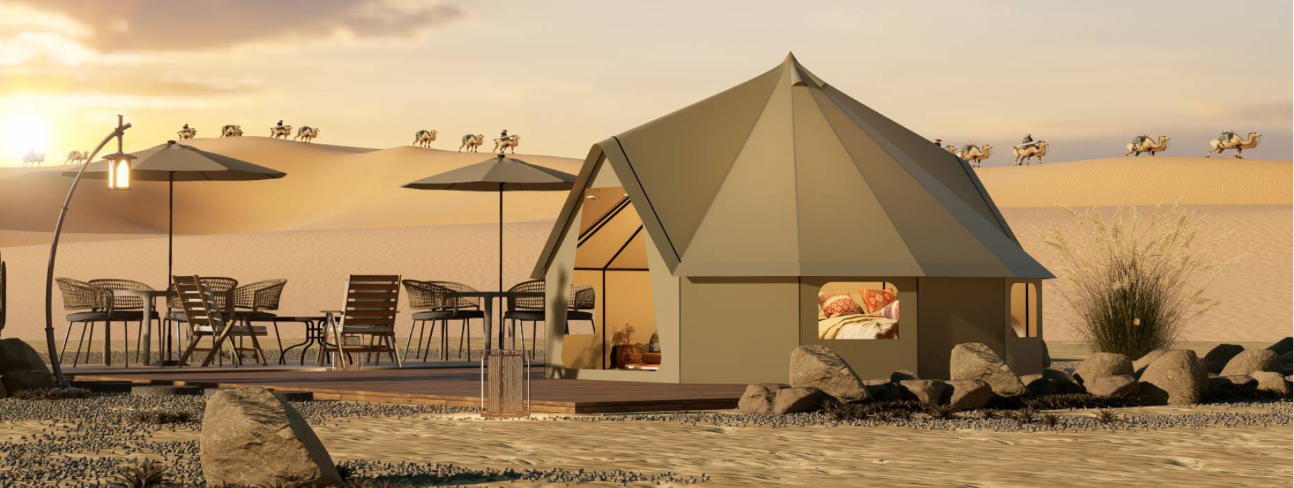 尧都区露营酒店帐篷产品